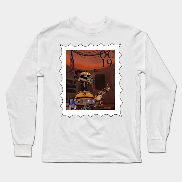 Oga’s Cantina Stamp Long Sleeve T-Shirt by jasmineclarino